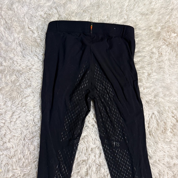Women’s Size 1X Black Kerrits Full Seat Horseback Riding Tight Breeches - Picture 5 of 7